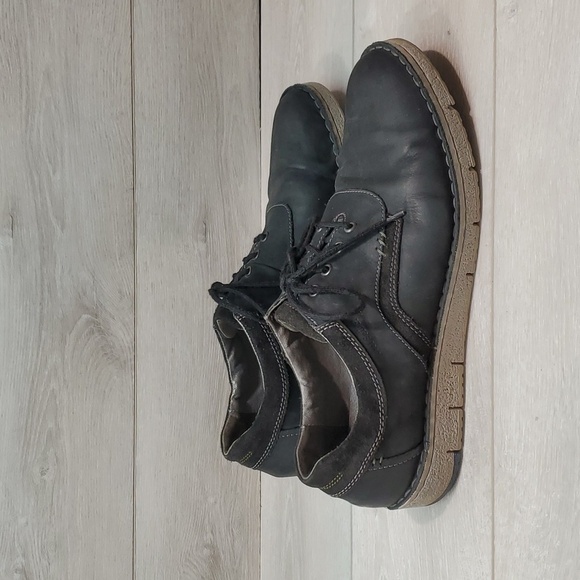 Josef Seibel Mens Ruben13 Plain Toe Leather Flats Sneakers boots shoes sz 14 - Picture 3 of 16